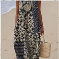 Casual Printed Temperament Long Skirt Girl